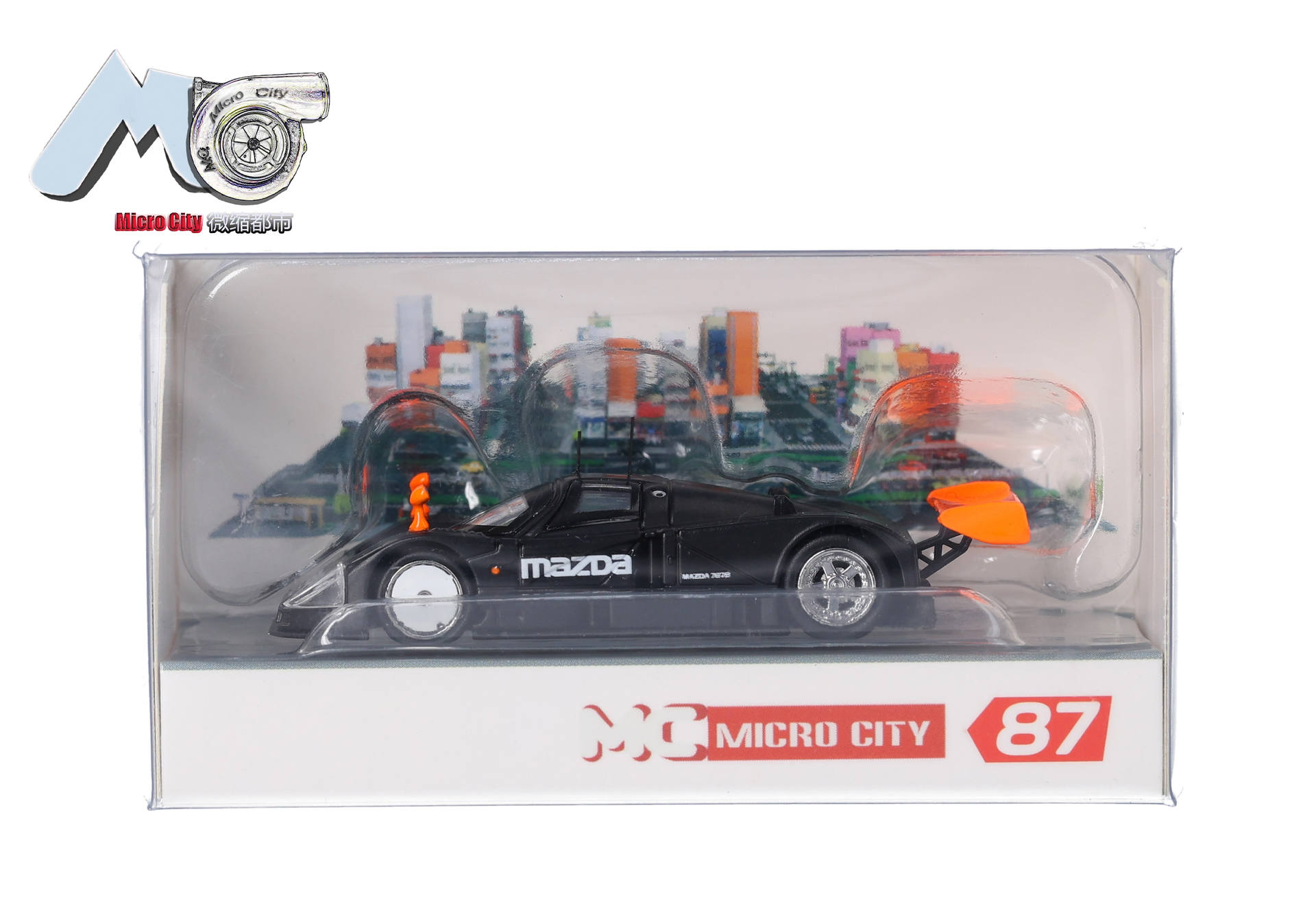 Herpa MicroCity 87MC000096 | Mazda 787B | schwarz | 1:87