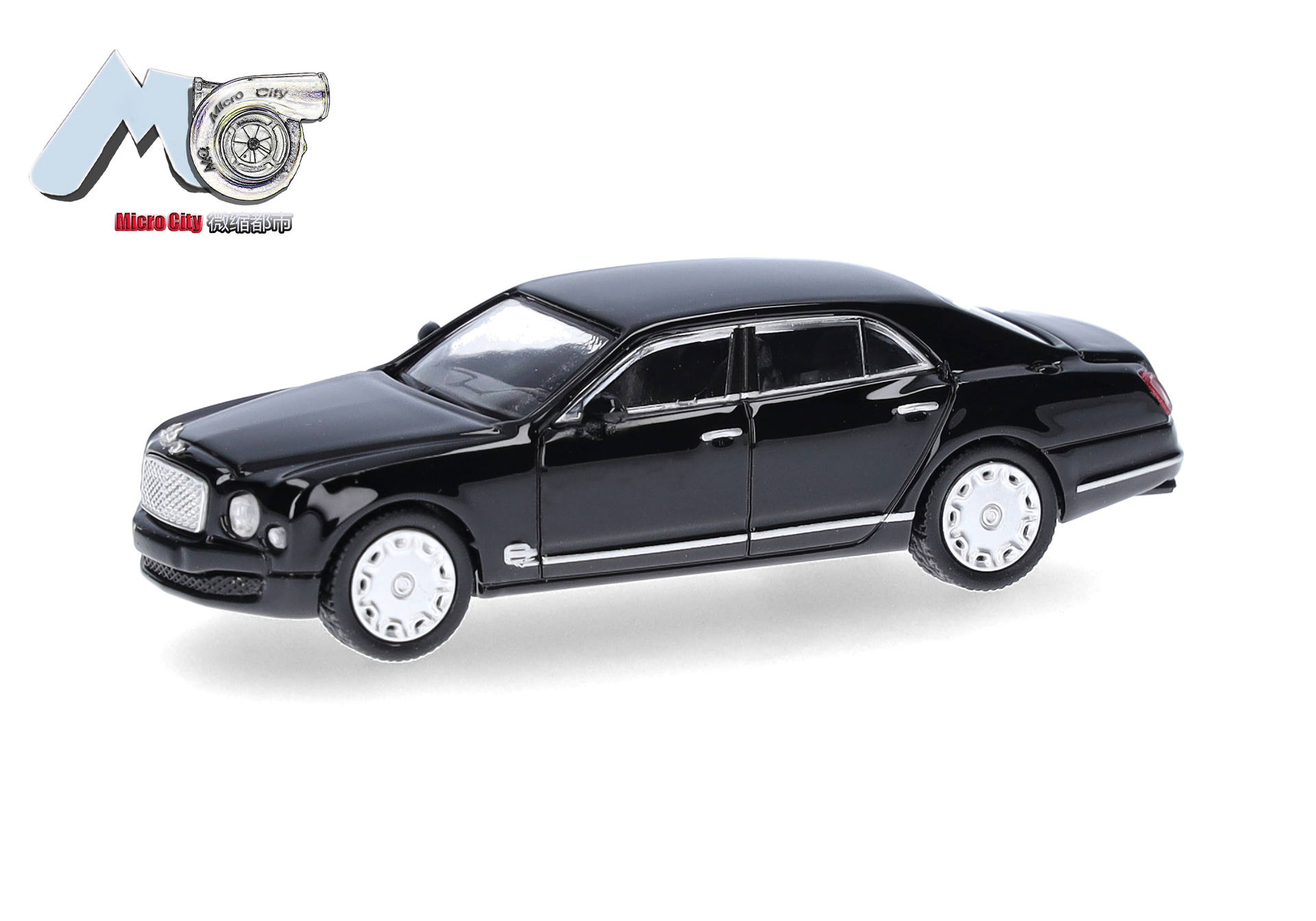 Herpa MicroCity 87MC000148 | Bentley Mulsanne | schwarz | 1:87
