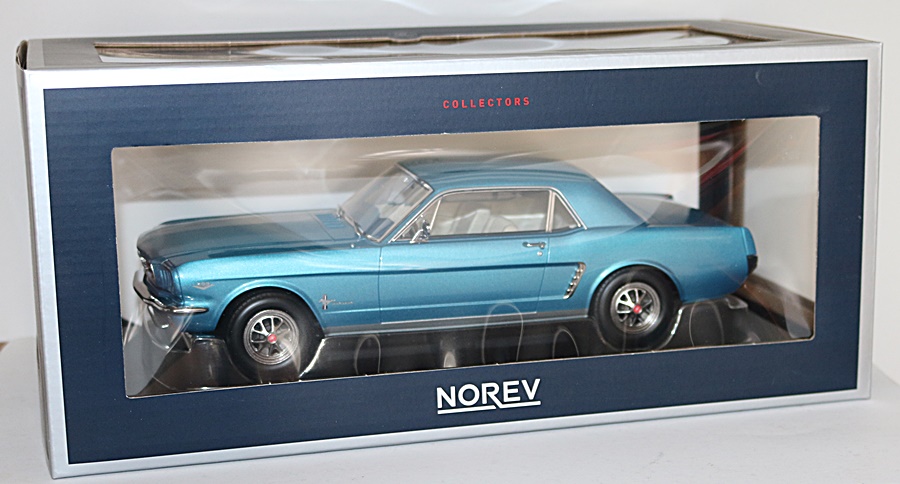 Norev 182800 | Ford Mustang Coupe 1965 | Twilight Türkis metallic | 1:18