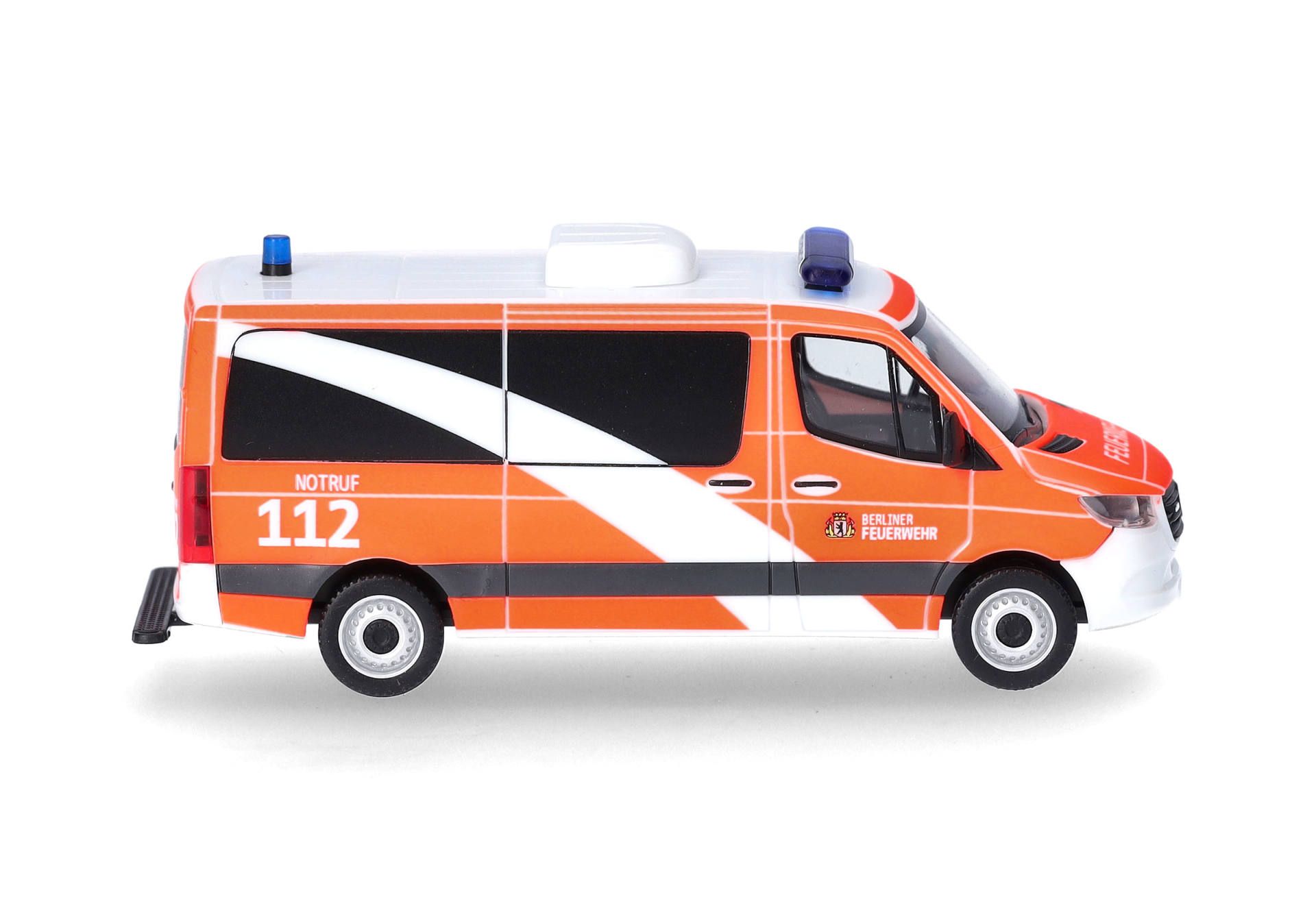 Herpa 097819 | MB Sprinter 18 Bus Flachdach | Berliner Feuerwehr | 1:87