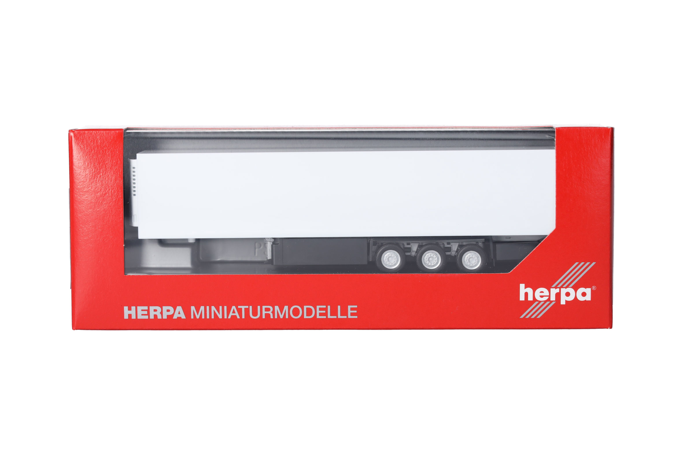 Herpa  077088 | Schmitz E-Trailer Kühlkofferauflieger | 3achs | weiß | 1:87