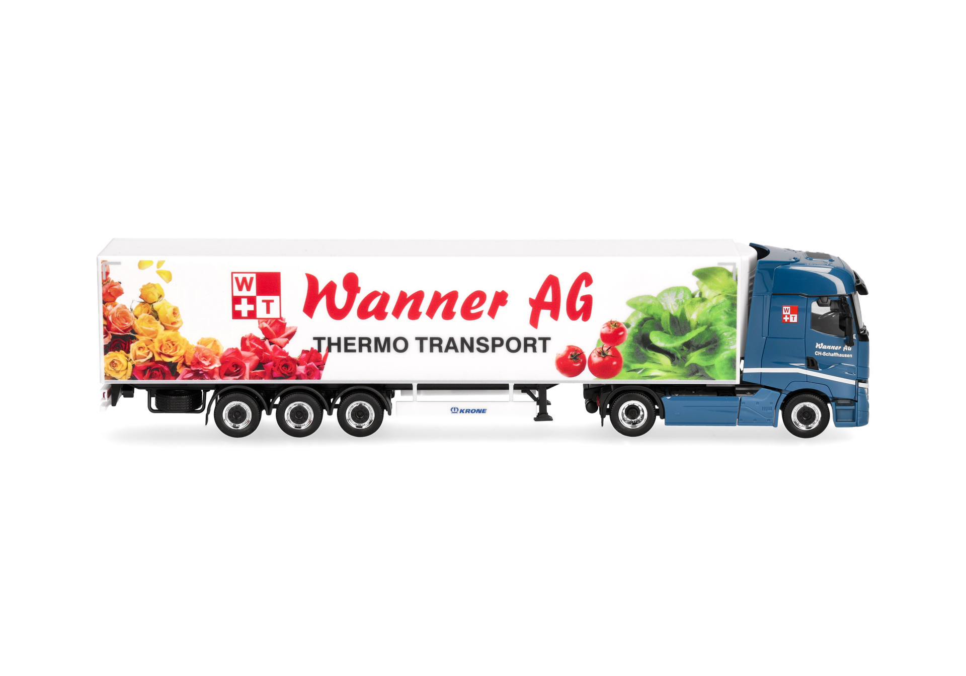 Herpa 321242 | Renault T facelift Kühlkoffer-Sattelzug  | Wanner AG | 1:87