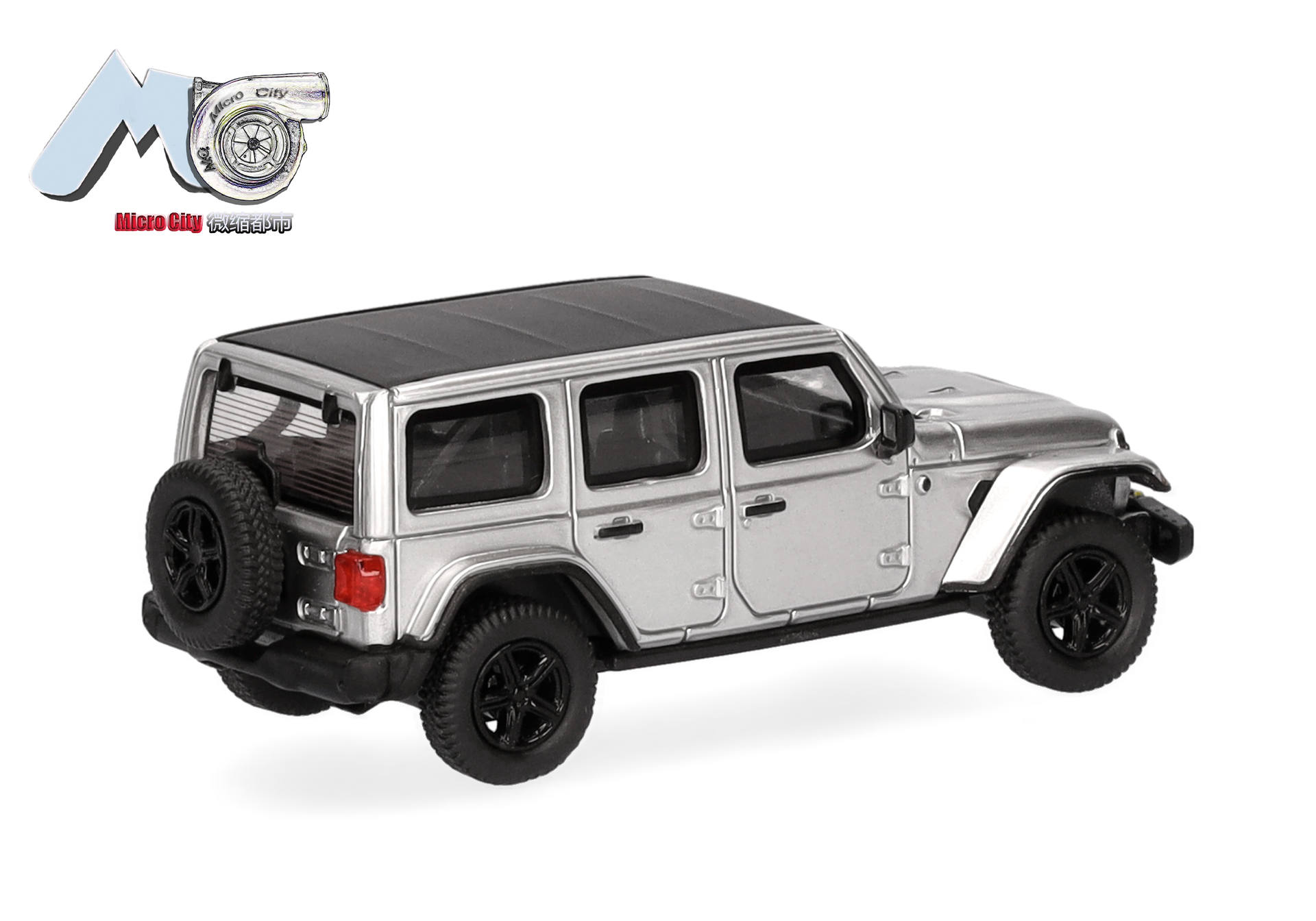 Herpa MicroCity 87MC000027 | Jeep Wrangler | silber | 1:87