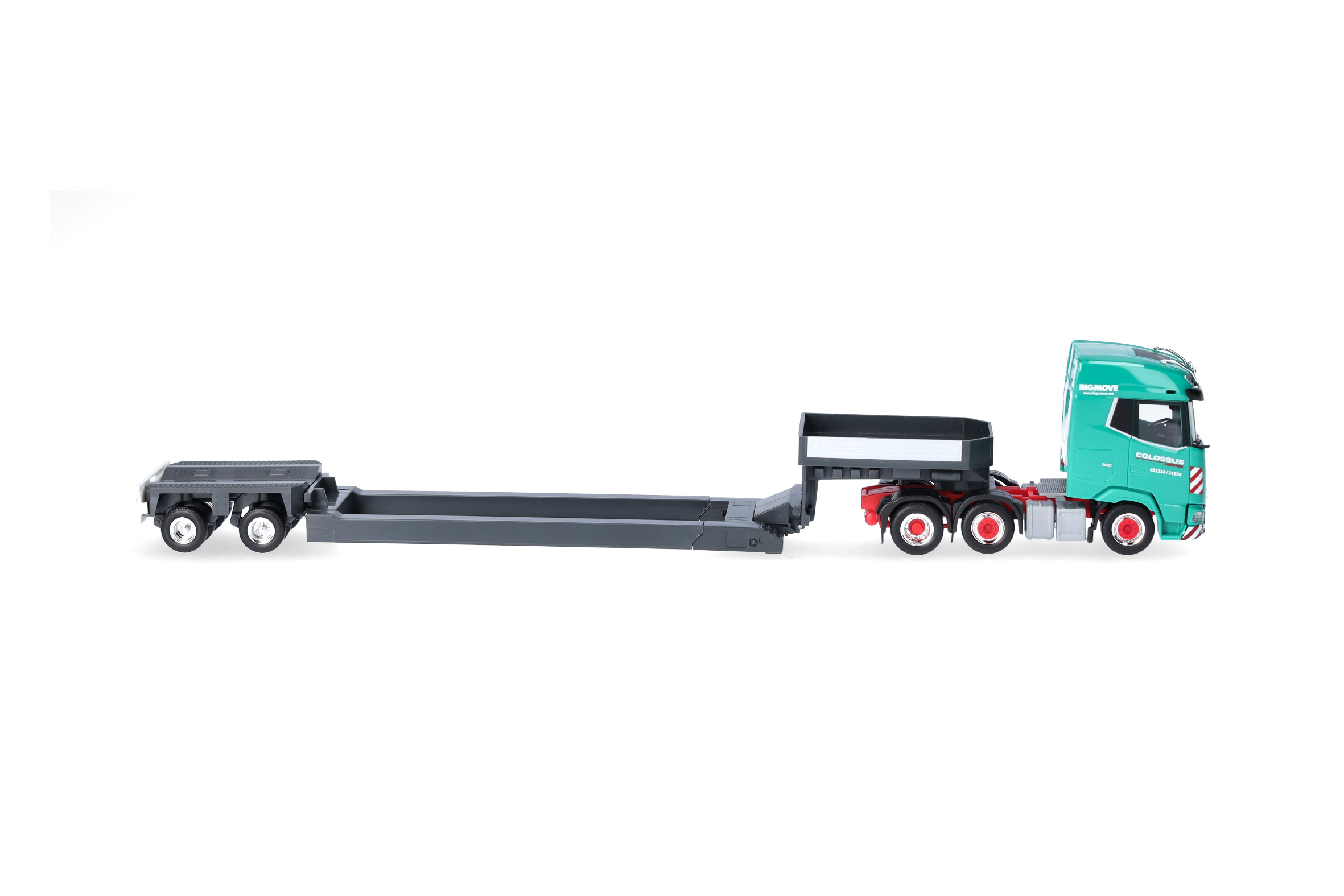 Herpa 319553 | DAF XG (6x2) Tieflade-Sattelzug | Colossus Logistics | 1:87