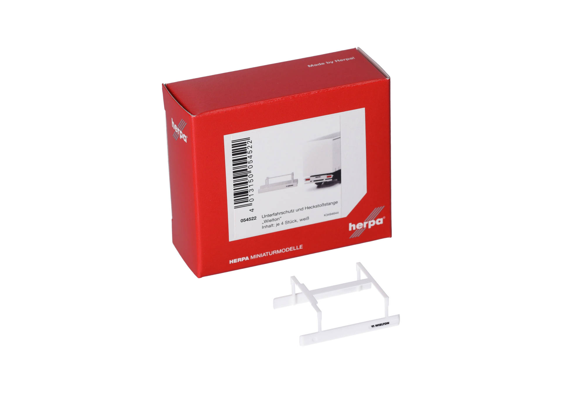Herpa Zubehör 054522 | U-Schutz und Heckstoßstange | Wielton | 1:87