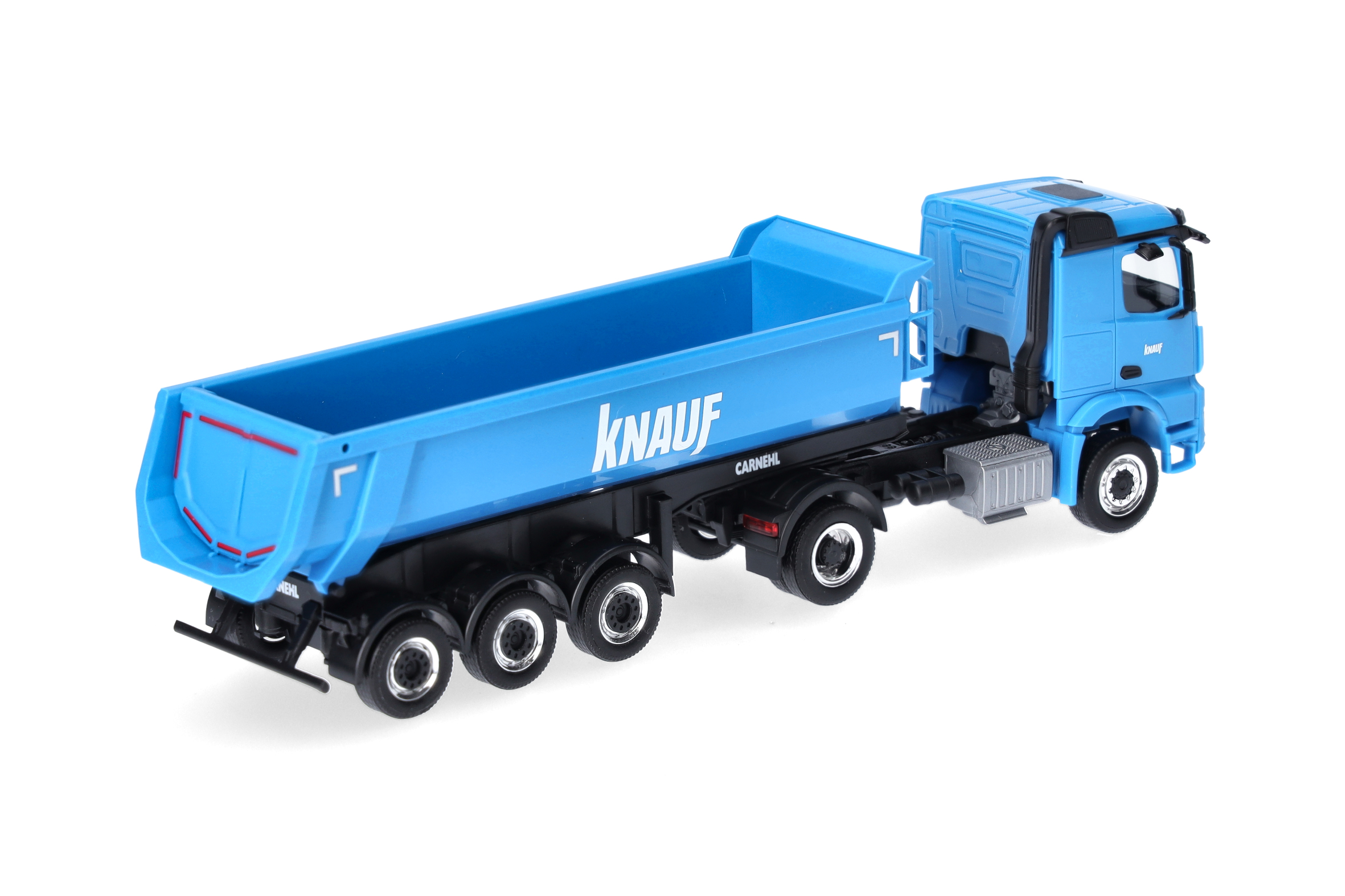 Herpa 319096  | MB Arocs Classicspace Carnehl Rundmulden-Sattelzug | Knauf | 1:87
