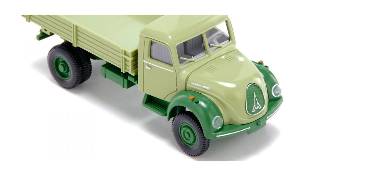 Wiking 042496 | Magirus - Pritschenkipper - hellgrün | 1:87