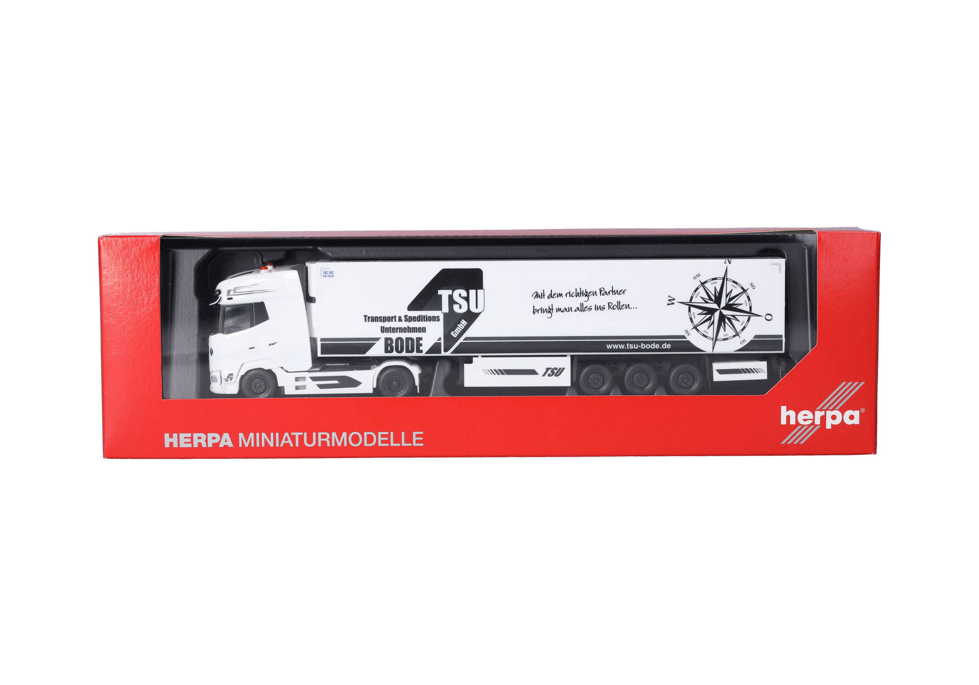 Herpa 319959  | DAF XG+ | Kühlkoffer-Sattelzug | TSU Bode | 1:87