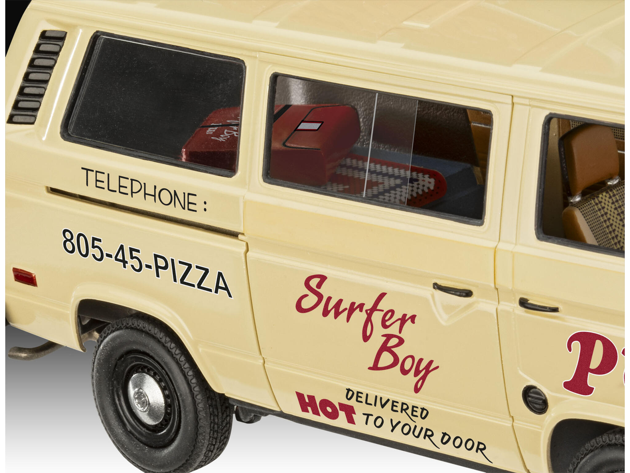 Revell 07725  | Stranger Things | Argyle’s VWT3 Surfer Boy Pizza V | 1:25