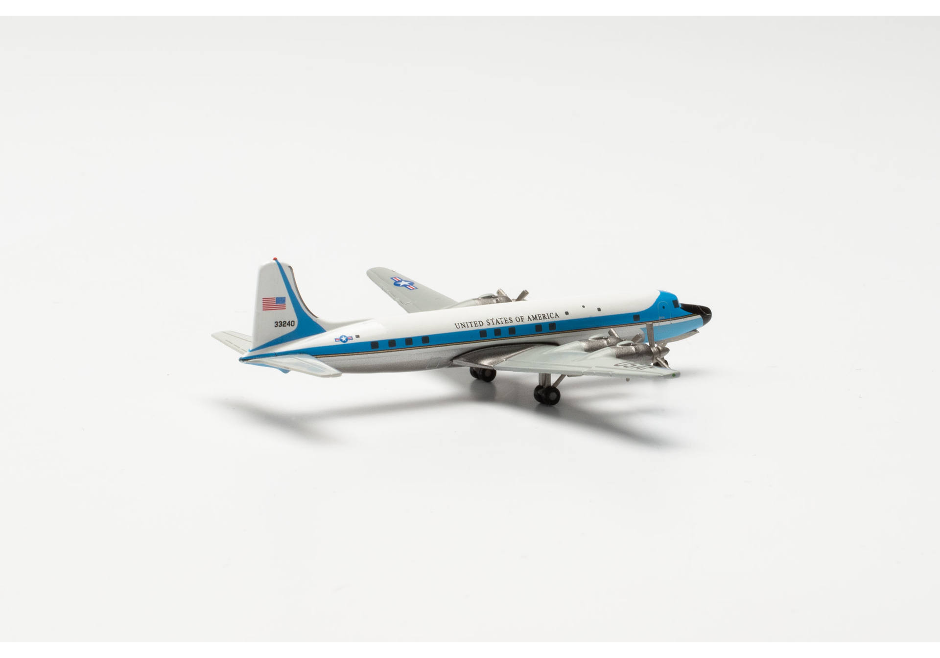 Herpa Wings 537001 | U.S. Air Force Douglas VC-118A | 1254th Air Transport | Air Force One” | 1:500