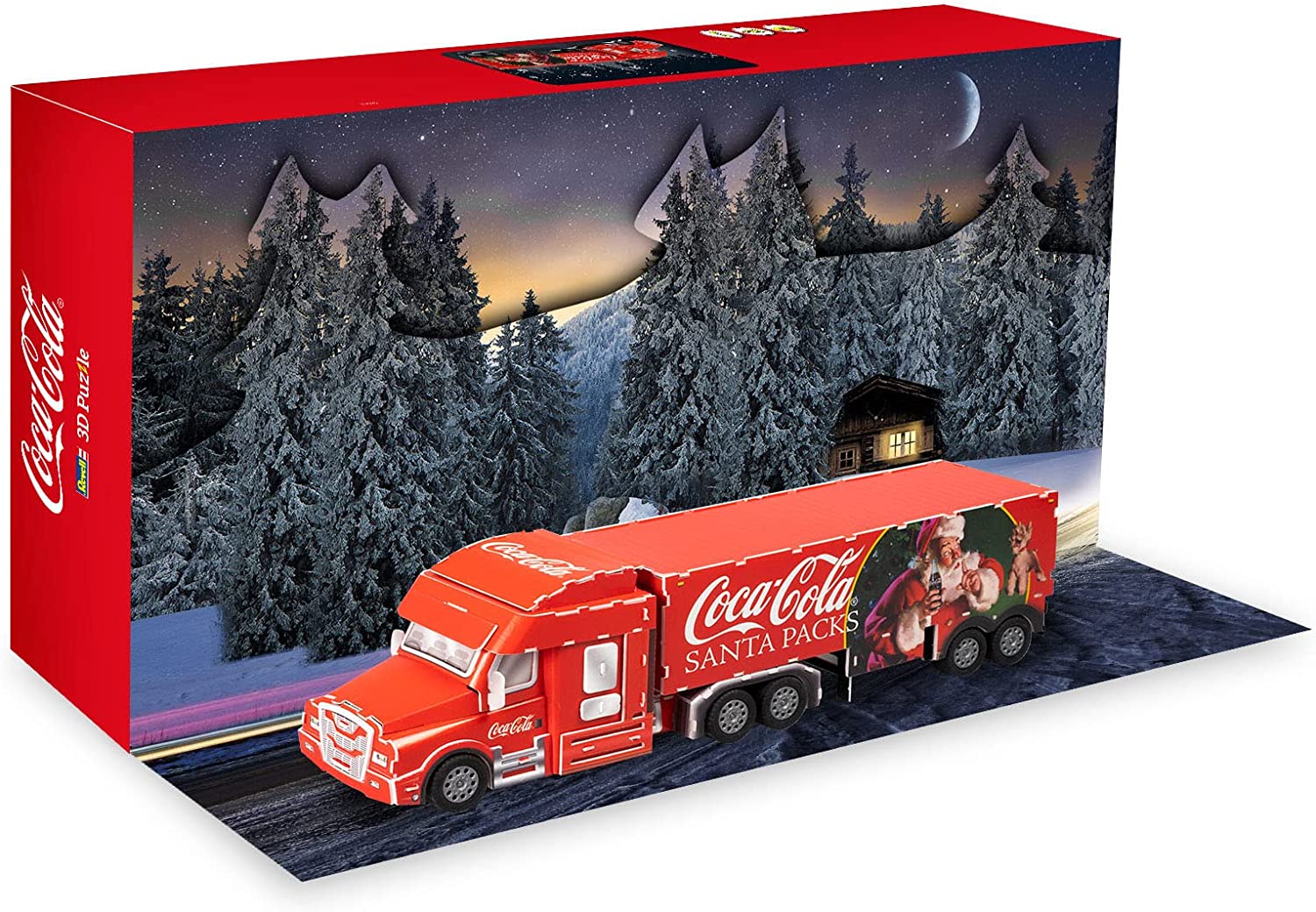 Revell 3D Puzzle | Adventskalender Coca-Cola Truck
