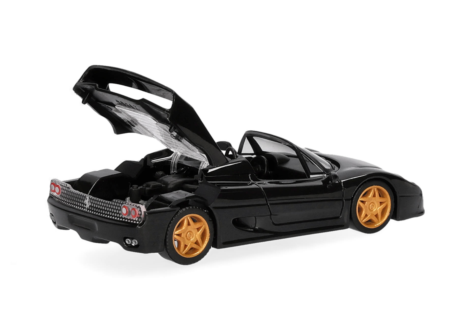 Herpa 025492-003 | Ferrari F50 Spider (Motorabdeckung zum Öffnen) | schwarz |  1:87