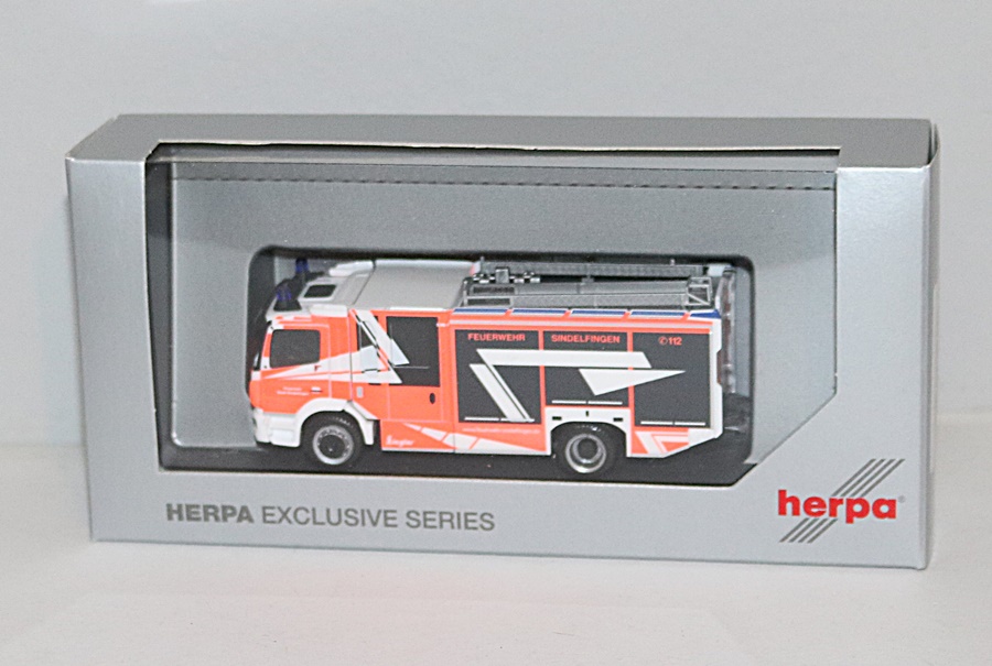 Herpa 954556 |  Mercedes-Benz Atego `13 | Ziegler Z-Cab | Feuerwehr Sindelfingen | 1:87