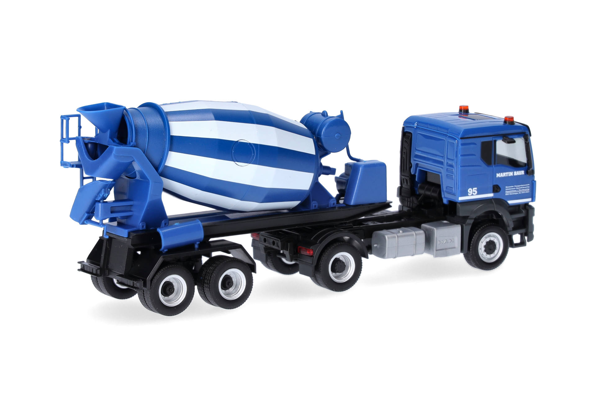 Herpa 320375 | MAN TGS TN | Betonmischer-Sattelzug | Martin Baur | 1:87
