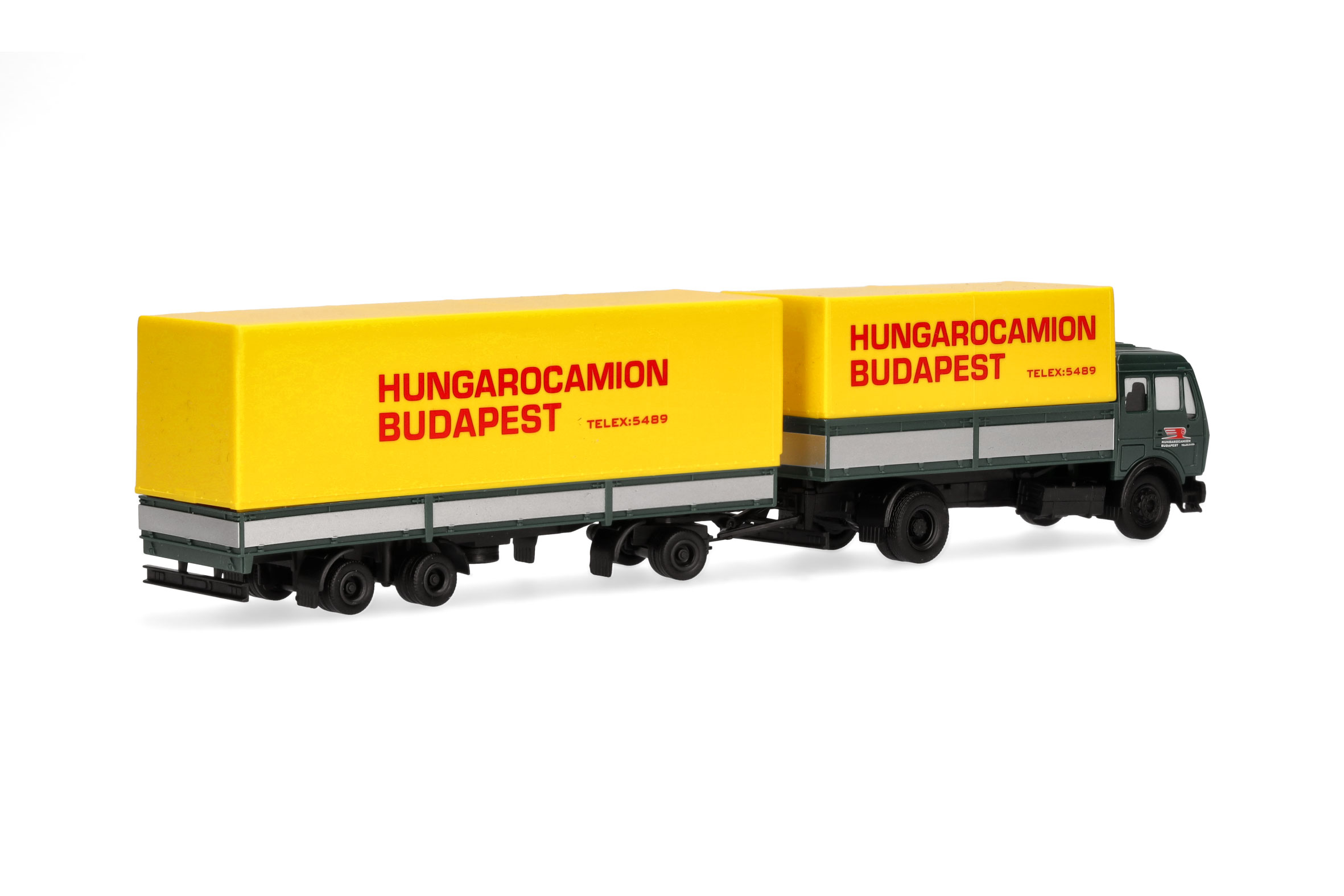 Herpa 318327 | MB NG Transmaximal-Hängerzug | Hungarocamion | 1:87