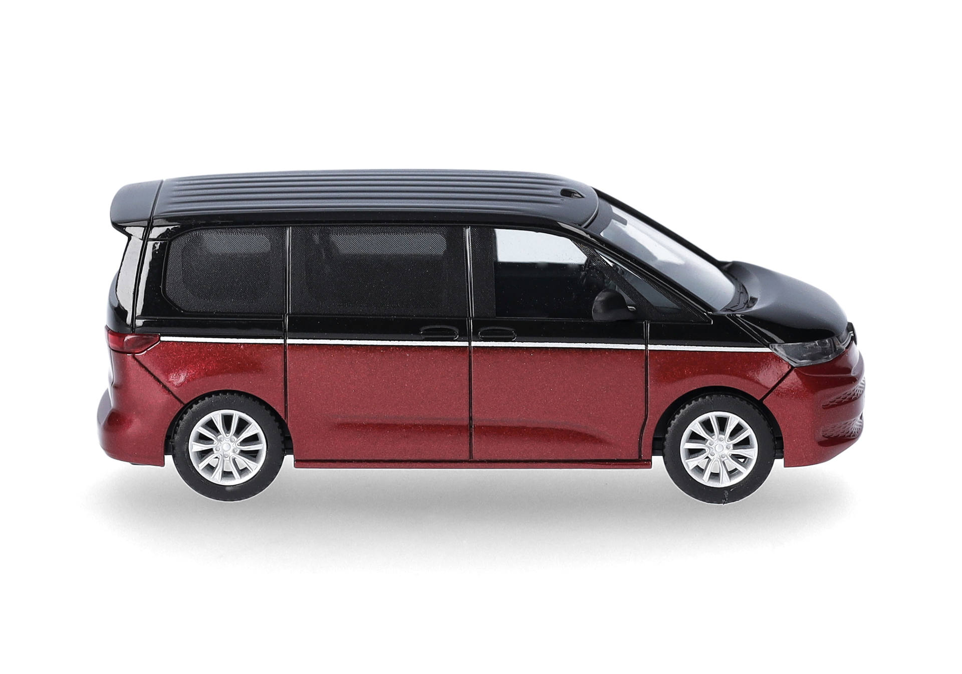 Herpa 430425-002 | Volkswagen (VW) Multivan | Deep-Black/Fortanarot | 1:87