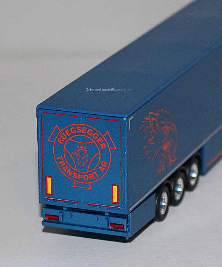 Herpa 952378 | Scania CR20 HD Schubboden-Sattelzug | Rüegsegger | 1:87