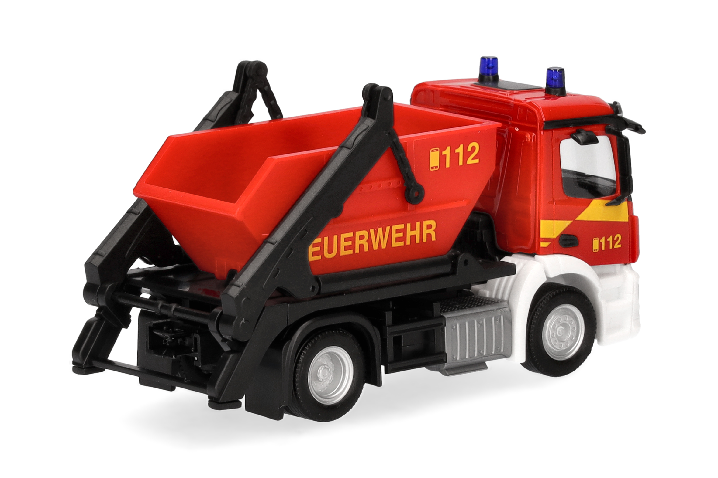 Herpa 098250 | Mercedes-Benz Actros S Absetzkipper AK12 | Feuerwehr | 1:87