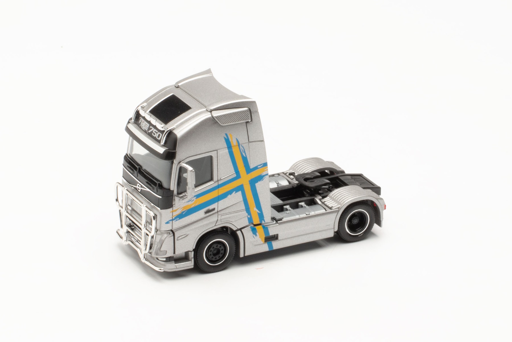 Herpa 315289-003 | Volvo FH 16 Gl. XL 2020 | Lampenbügel | Rammschutz | silber metallic | 1:87