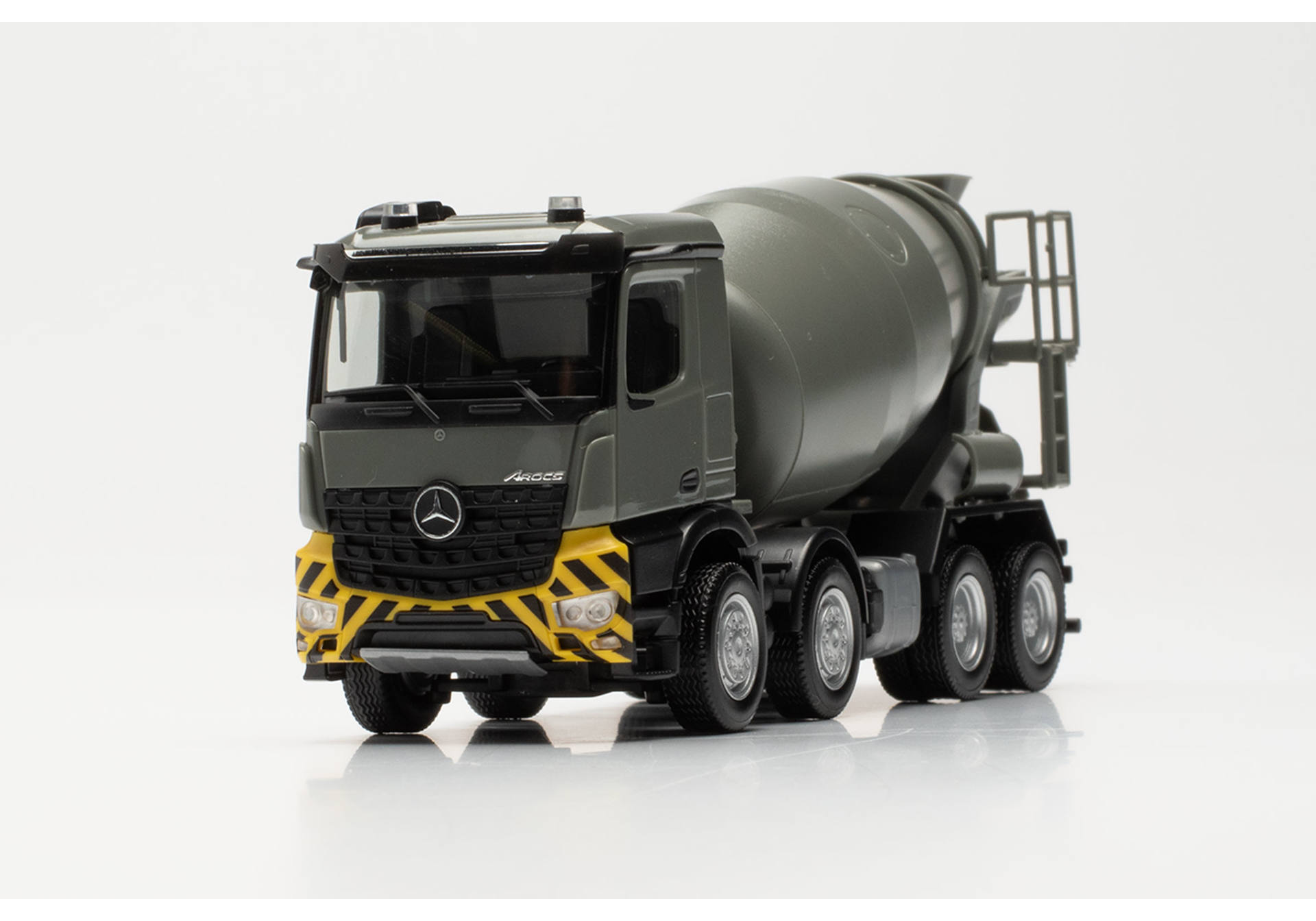 Herpa 316187 | Mercedes-Benz Arocs M | Betonmischer | grau/gelb | 1:87