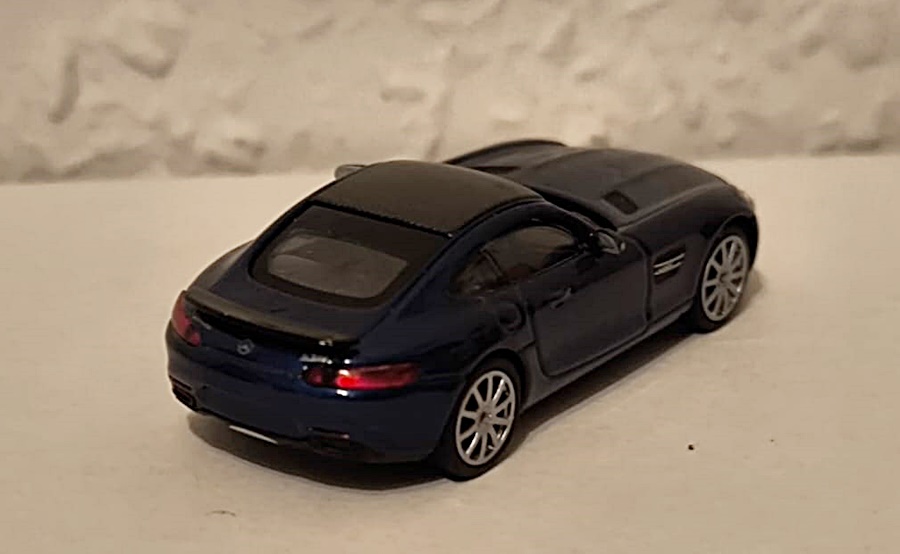 Minichamps 870037124 | Mercedes AMG GTS | 2015 | Blau Metallic | 1:87