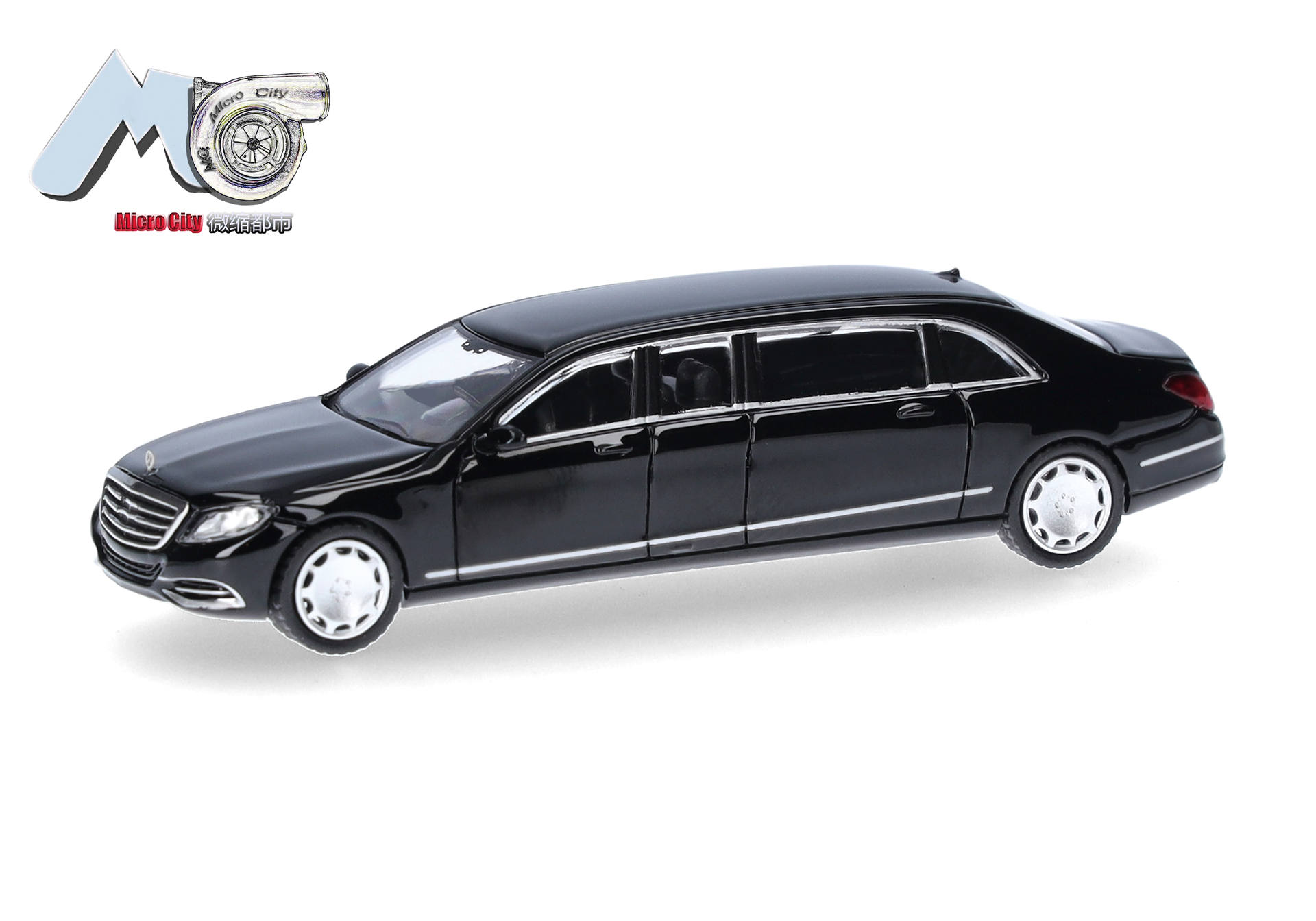 Herpa MicroCity 87MC000139 | Mercedes-Benz S600 Pullman | schwarz | 1:87