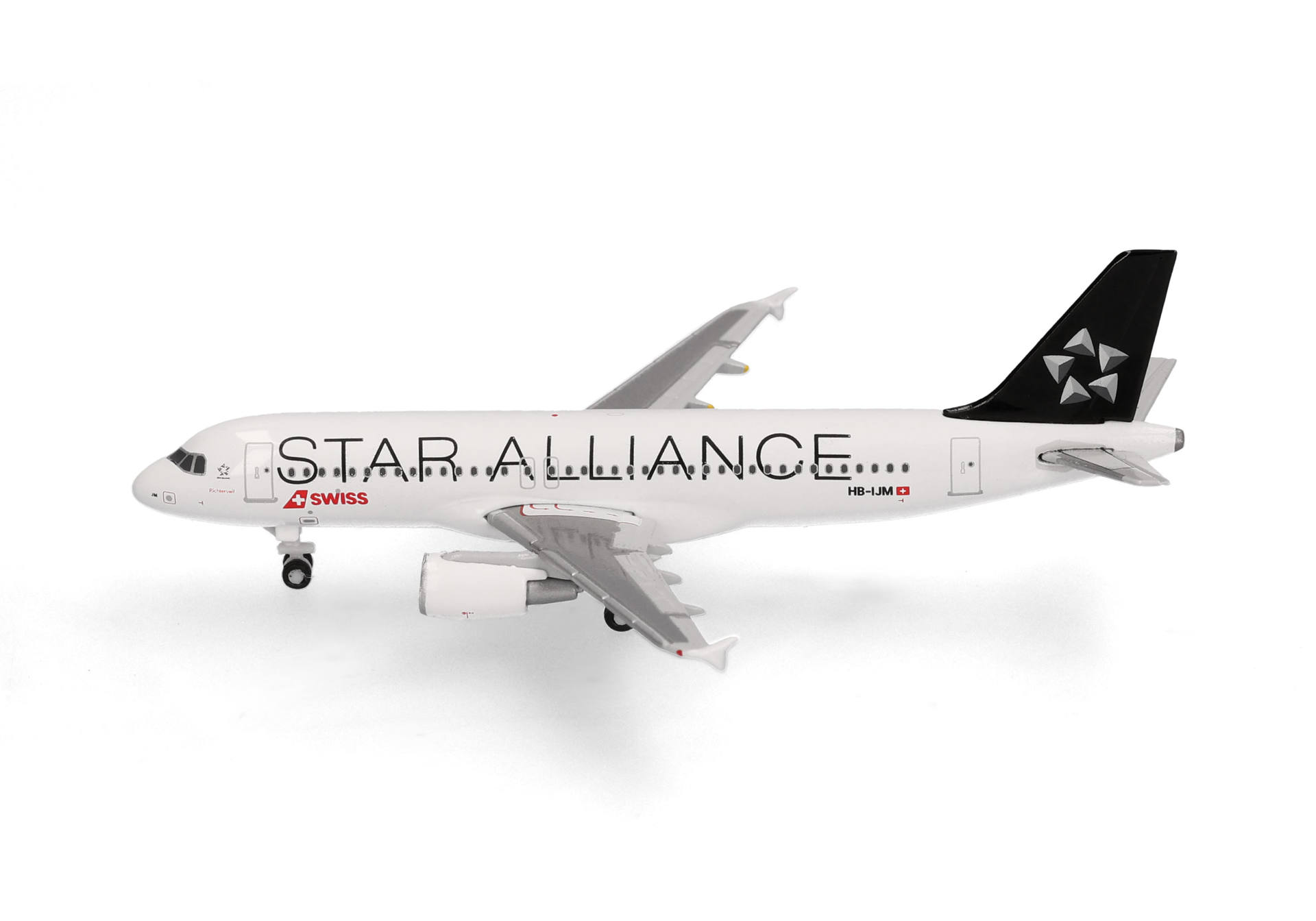 Herpa Wings 539463 | Swiss International Air Lines | Airbus A320 | Star Alliance | 1:500