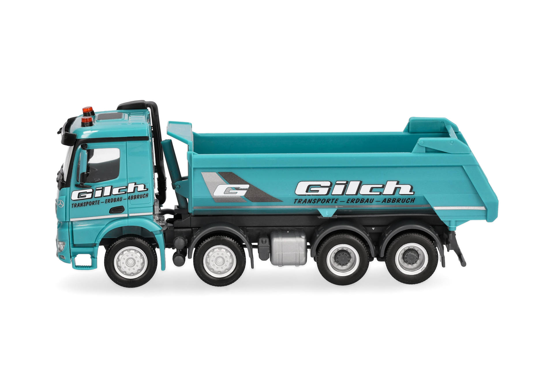 Herpa 321174 | MB Arocs Rundmulden-LKW | Gilch Erdbau und Transport | 1:87