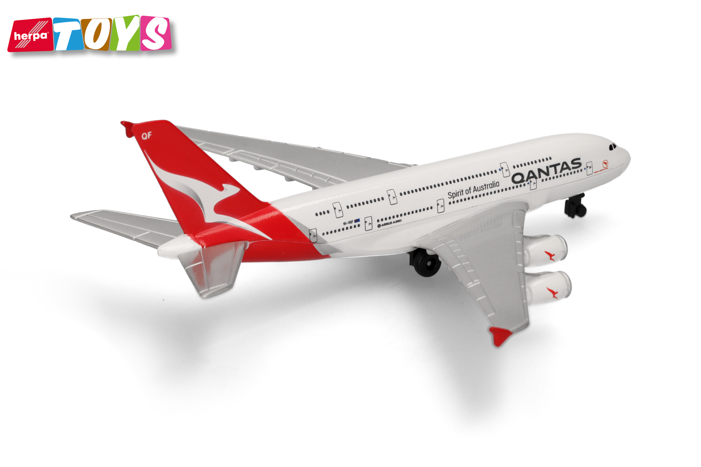 Herpa Toys | 86RT-85381 | Single Airplane Qantas Airbus A380