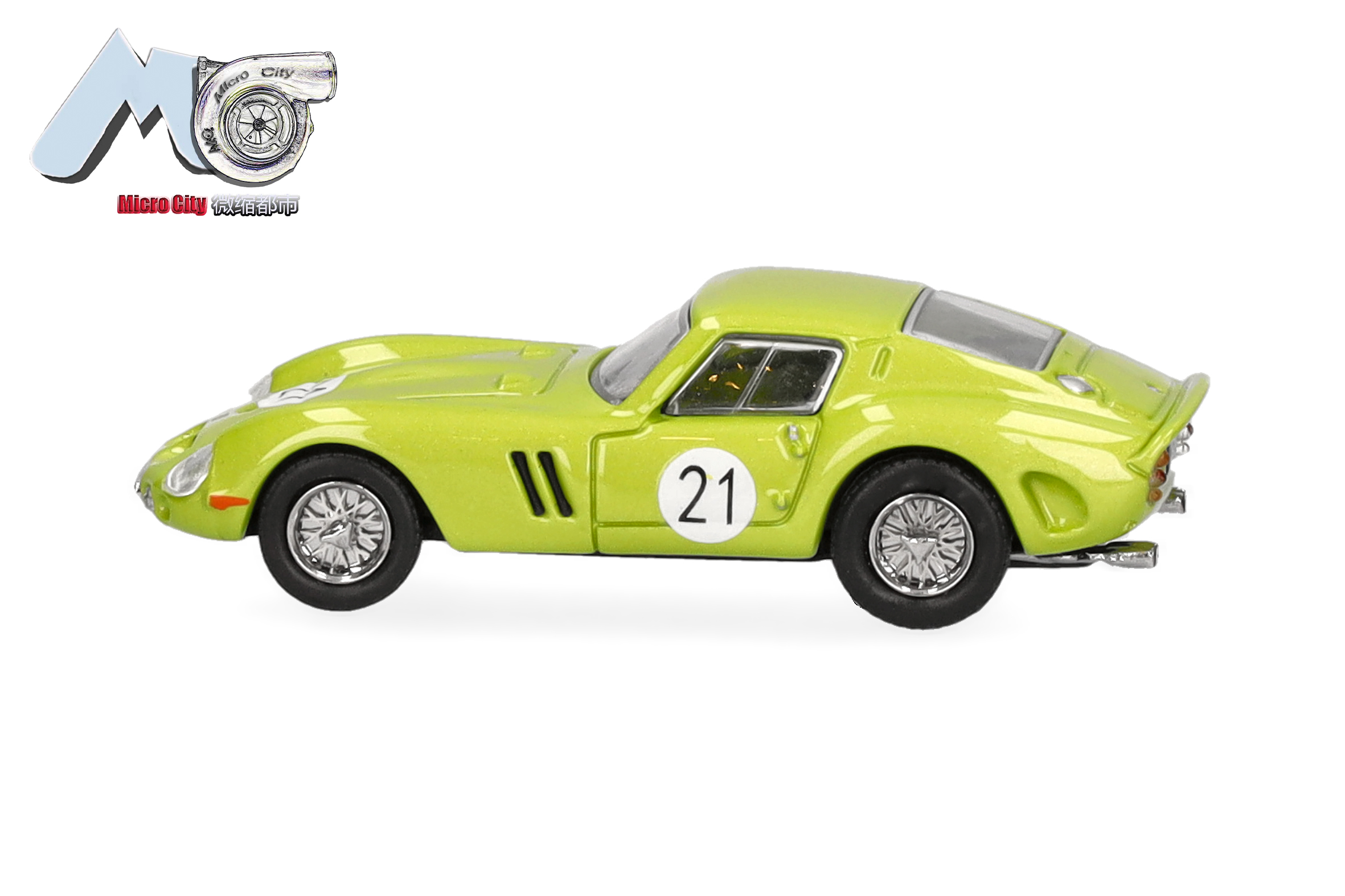 Herpa MicroCity 87MC000059 | Ferrari 250 GTO "21" | grün | 1:87