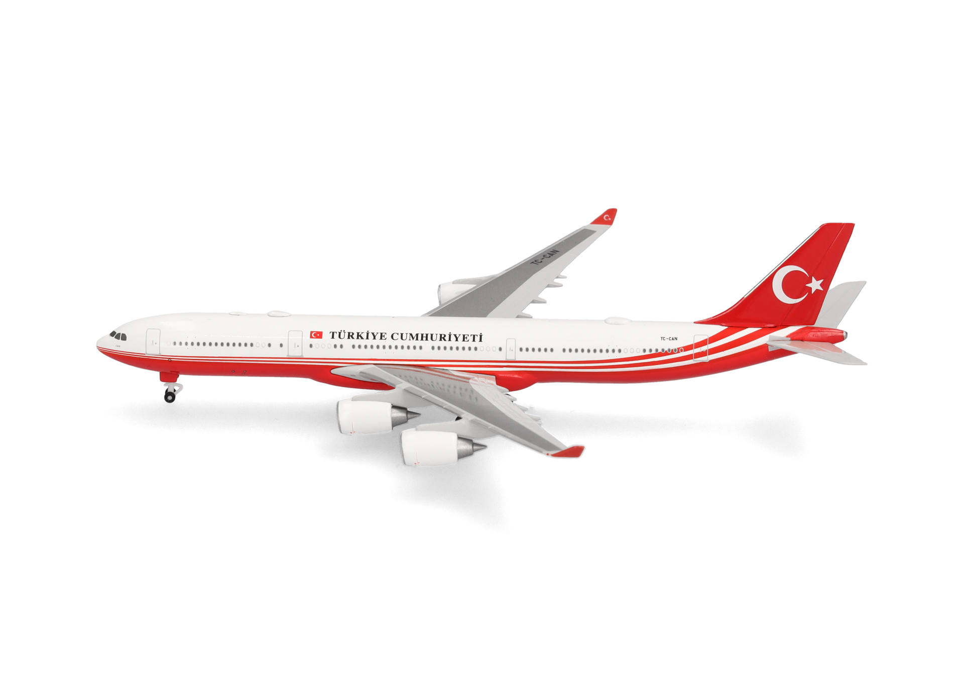 Herpa Wings 538930 | Turkey Government Airbus A340-500 | TC-CAN | 1:500