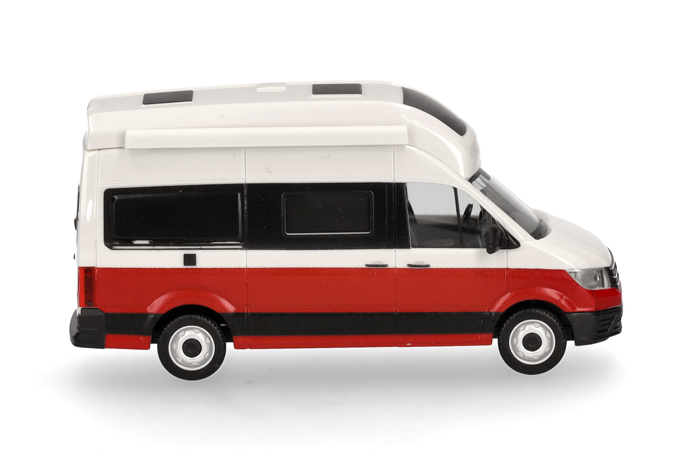Herpa  096294-003 | Volkswagen (VW) Crafter Grand California | candywhite/kirschrot | 1:87