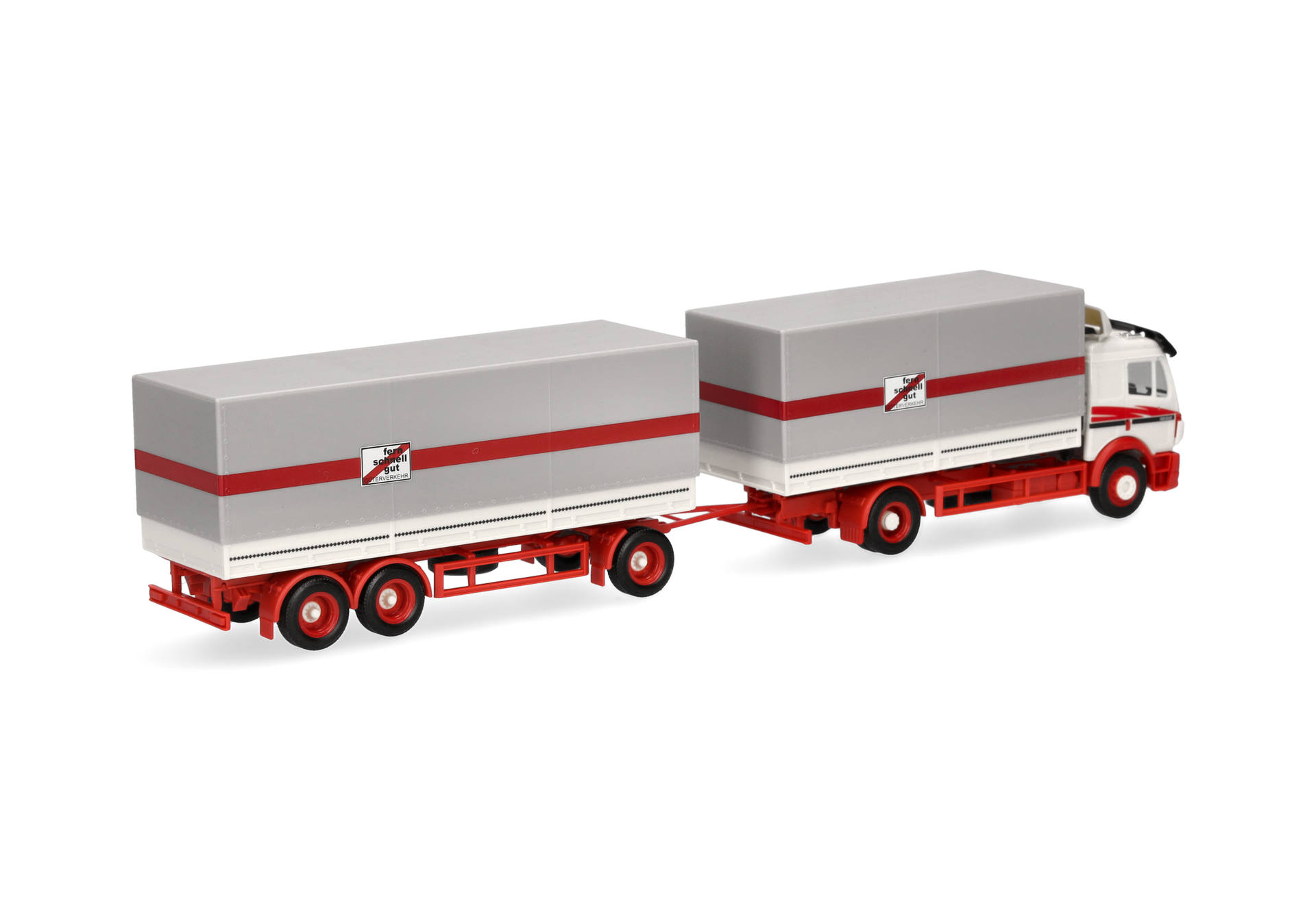 Herpa 320146 | MB SK 94 Planen-Hängerzug | fern-schnell-gut | 1:87