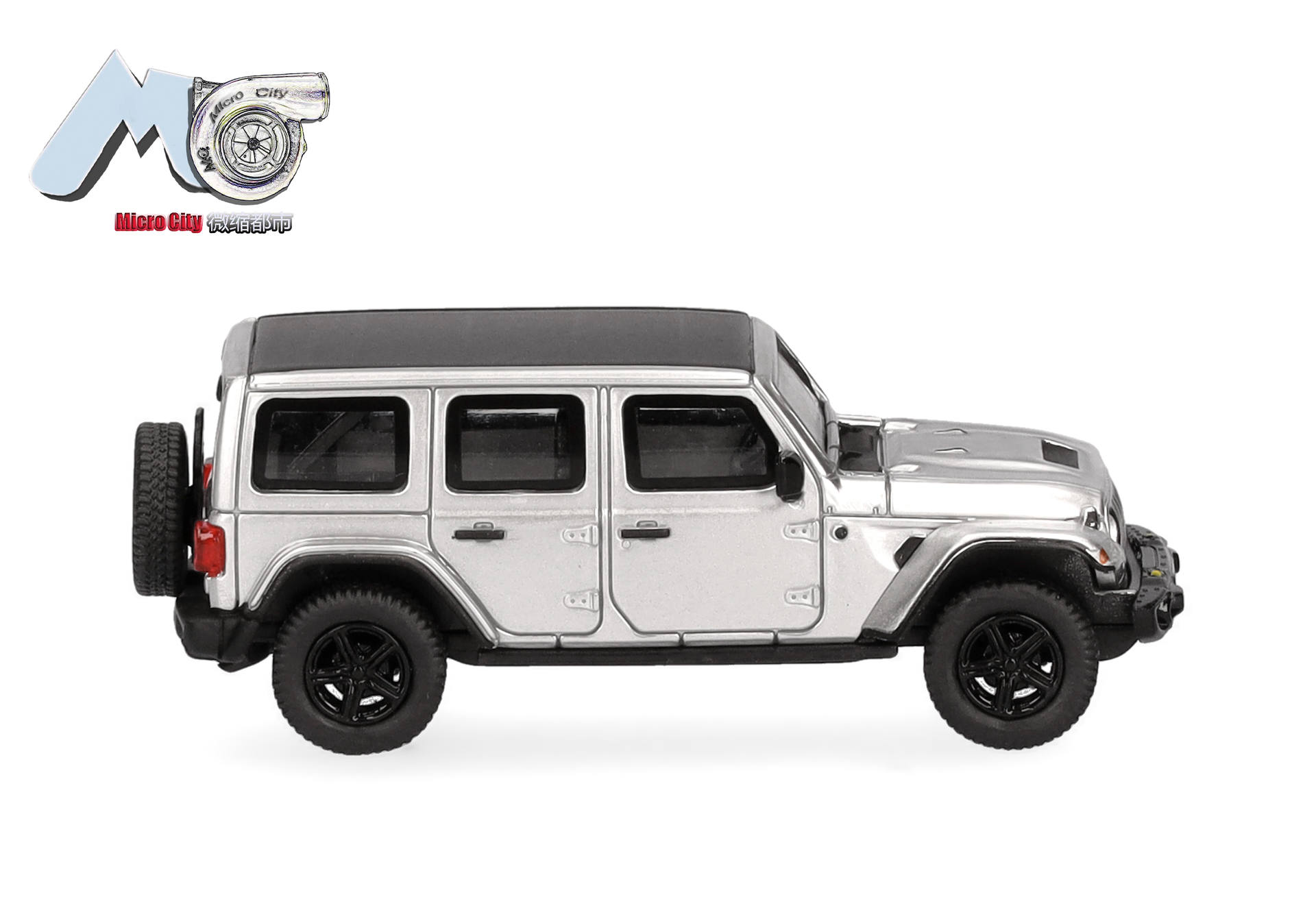 Herpa MicroCity 87MC000027 | Jeep Wrangler | silber | 1:87
