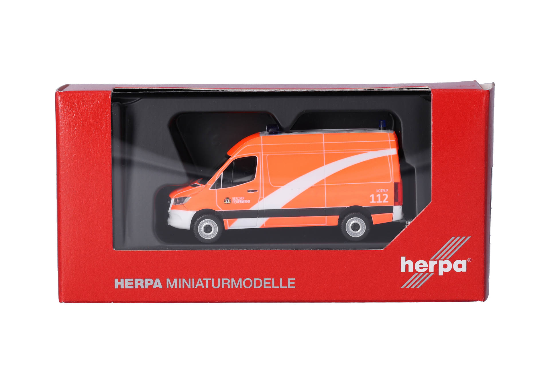 Herpa 099240 | MB Sprinter 18 Kasten Hochdach NKTW | Berliner Feuerwehr | 1:87