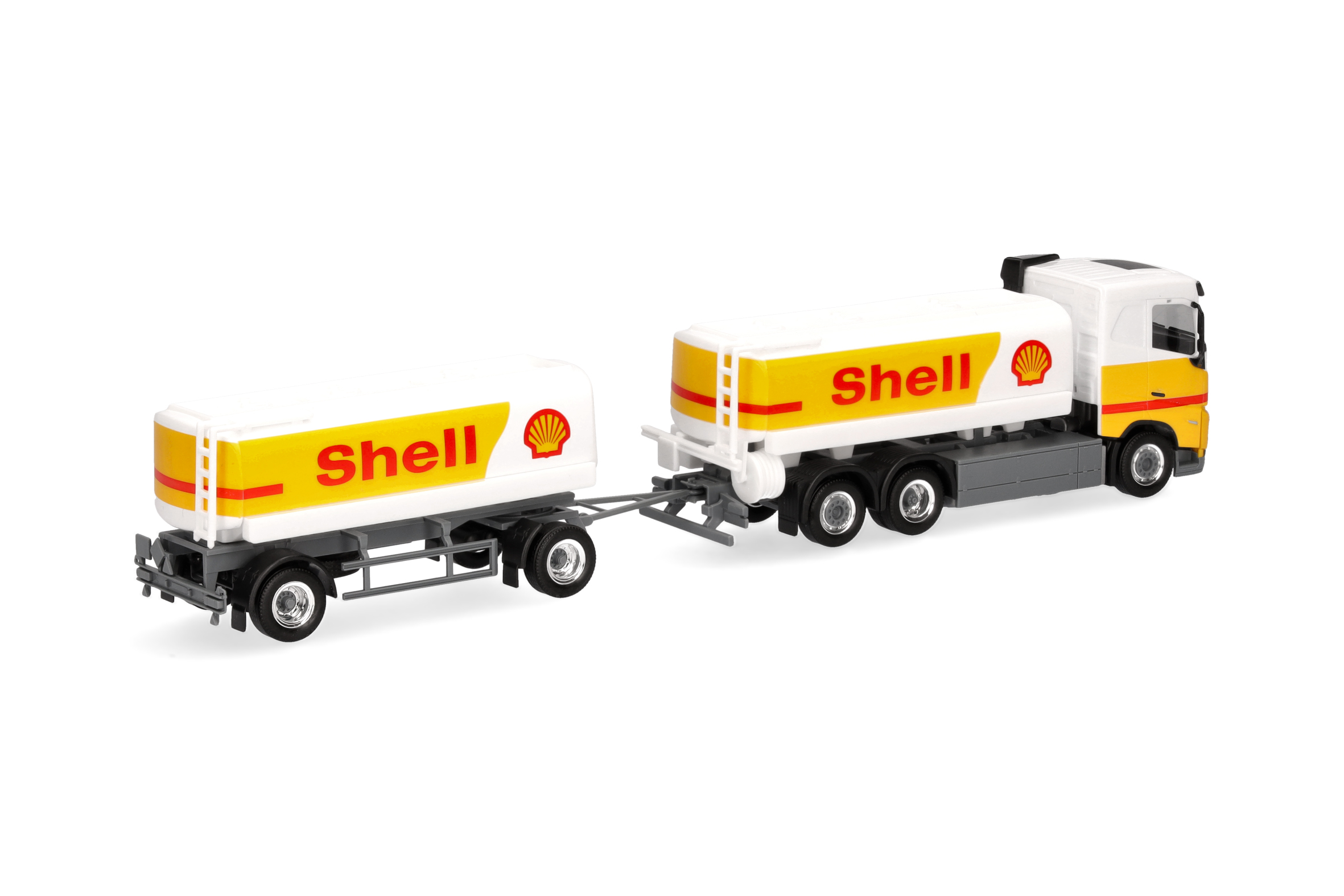 Herpa 316071 | Volvo FH FD 2020 Benzintank-Hängerzug | Shell | 1:87