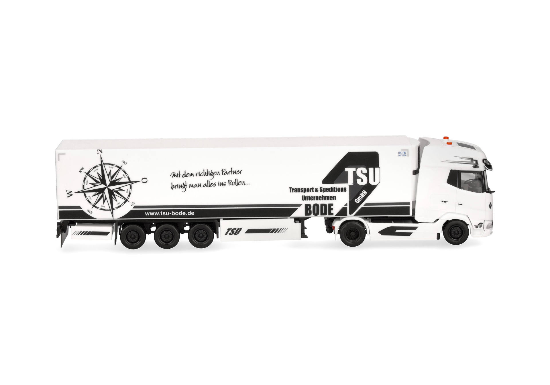 Herpa 319959  | DAF XG+ | Kühlkoffer-Sattelzug | TSU Bode | 1:87