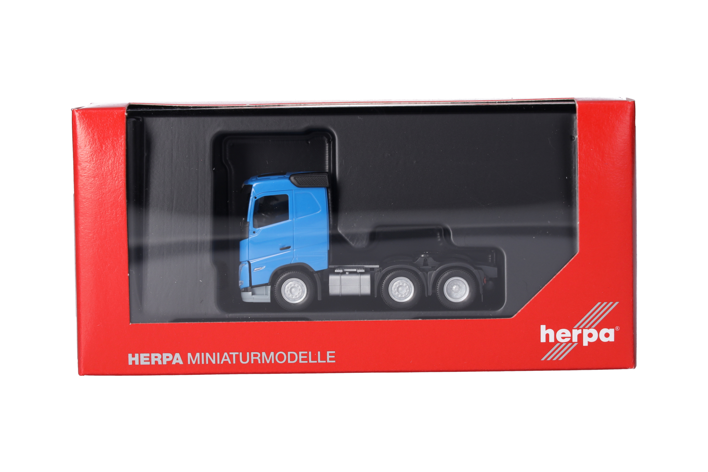 Herpa 313735-003 | Volvo FH Flachdach | 3achs (6x2) | himmelblau | 1:87