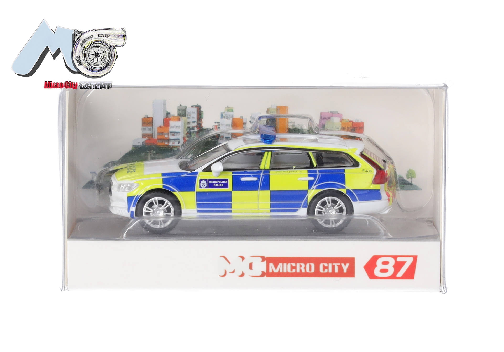 MicroCity 87MC000022 | Volvo V90 | Police UK (ab 2017) | 1:87
