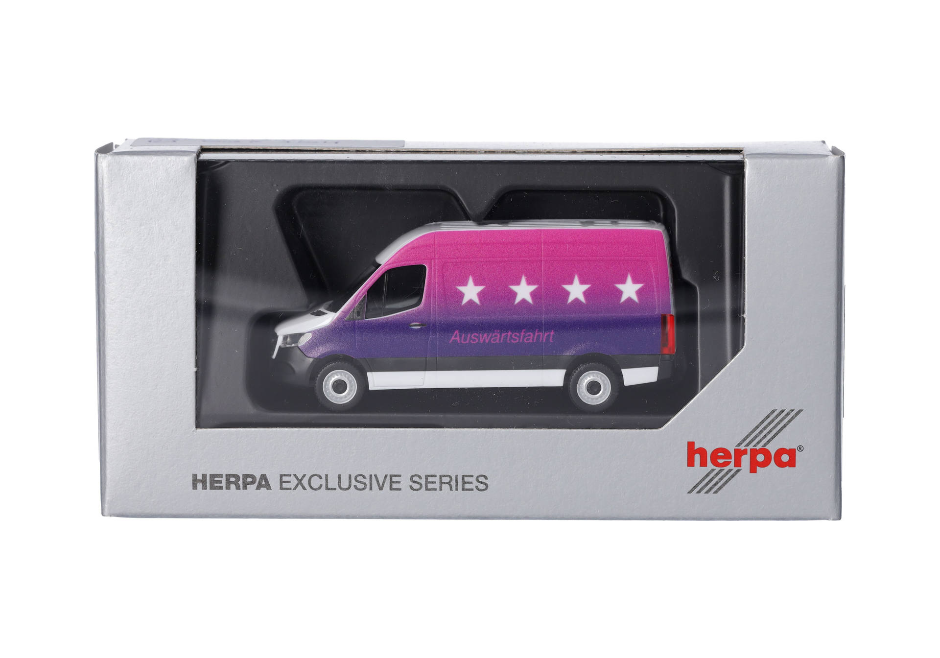 Herpa 958011 | MB Sprinter 18 Kasten Hochdach | Auswärtsfahrt (Express)| 1:87