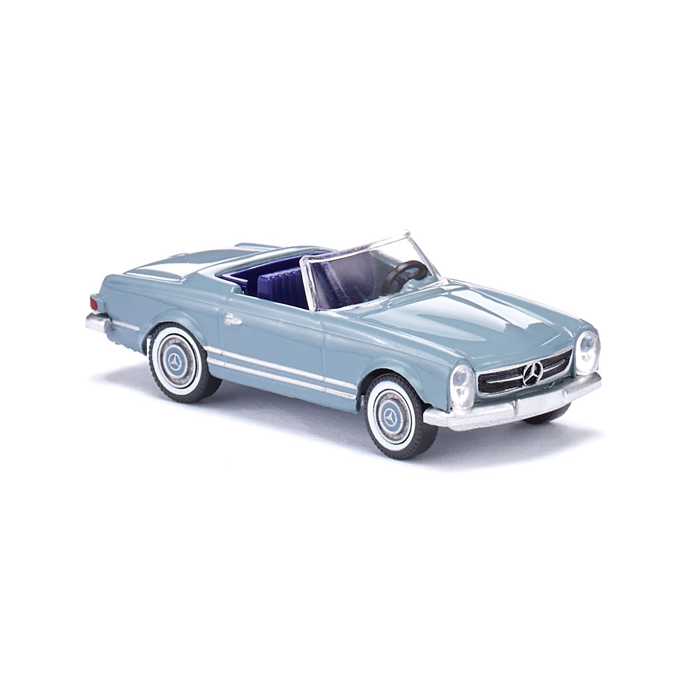 Wiking 014248 | Mercedes Benz 280 SL Cabrio | horizontblau | 1:87