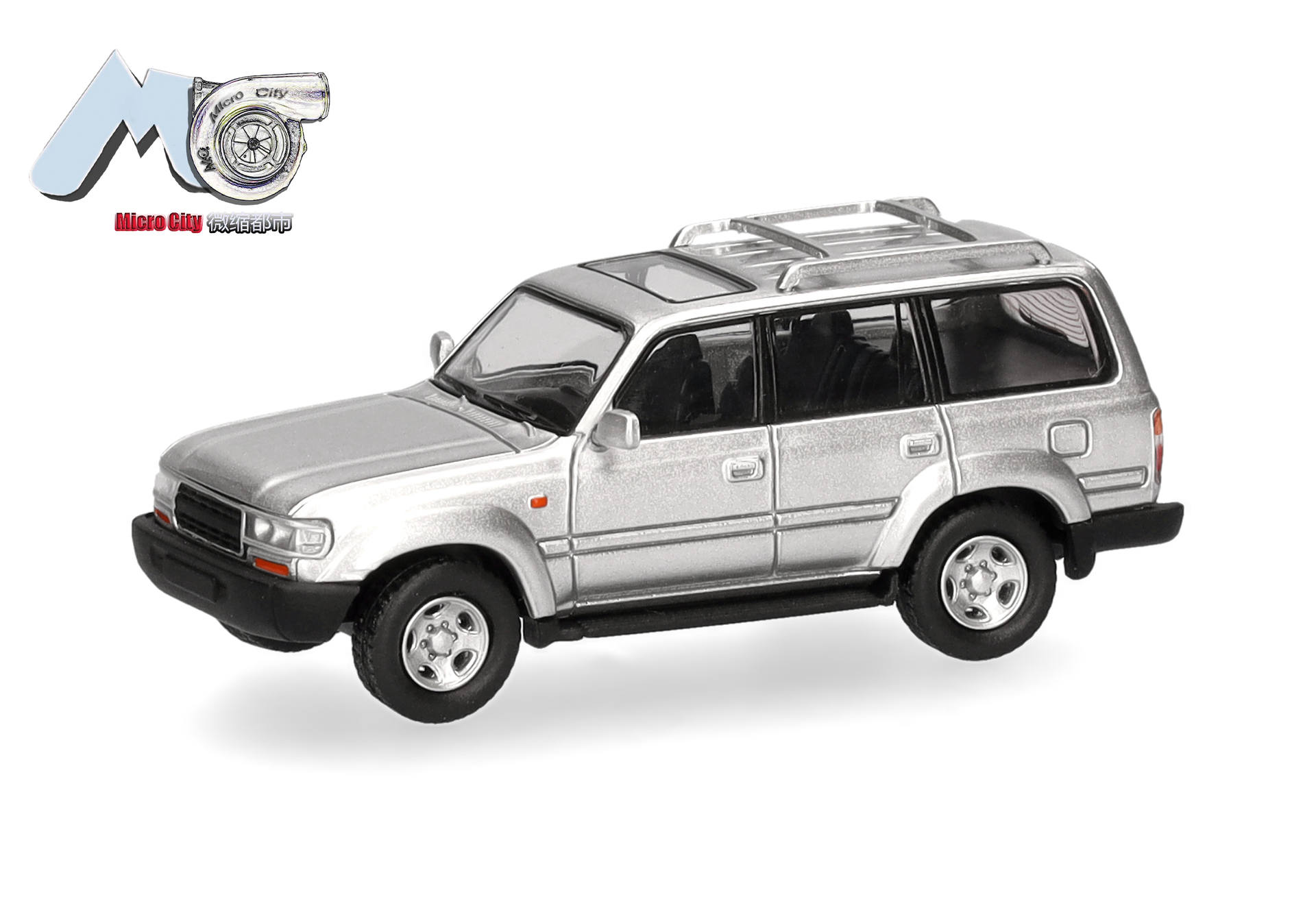Herpa MicroCity 87MC000141 | Toyota Landcruiser 80 | silber | 1:87