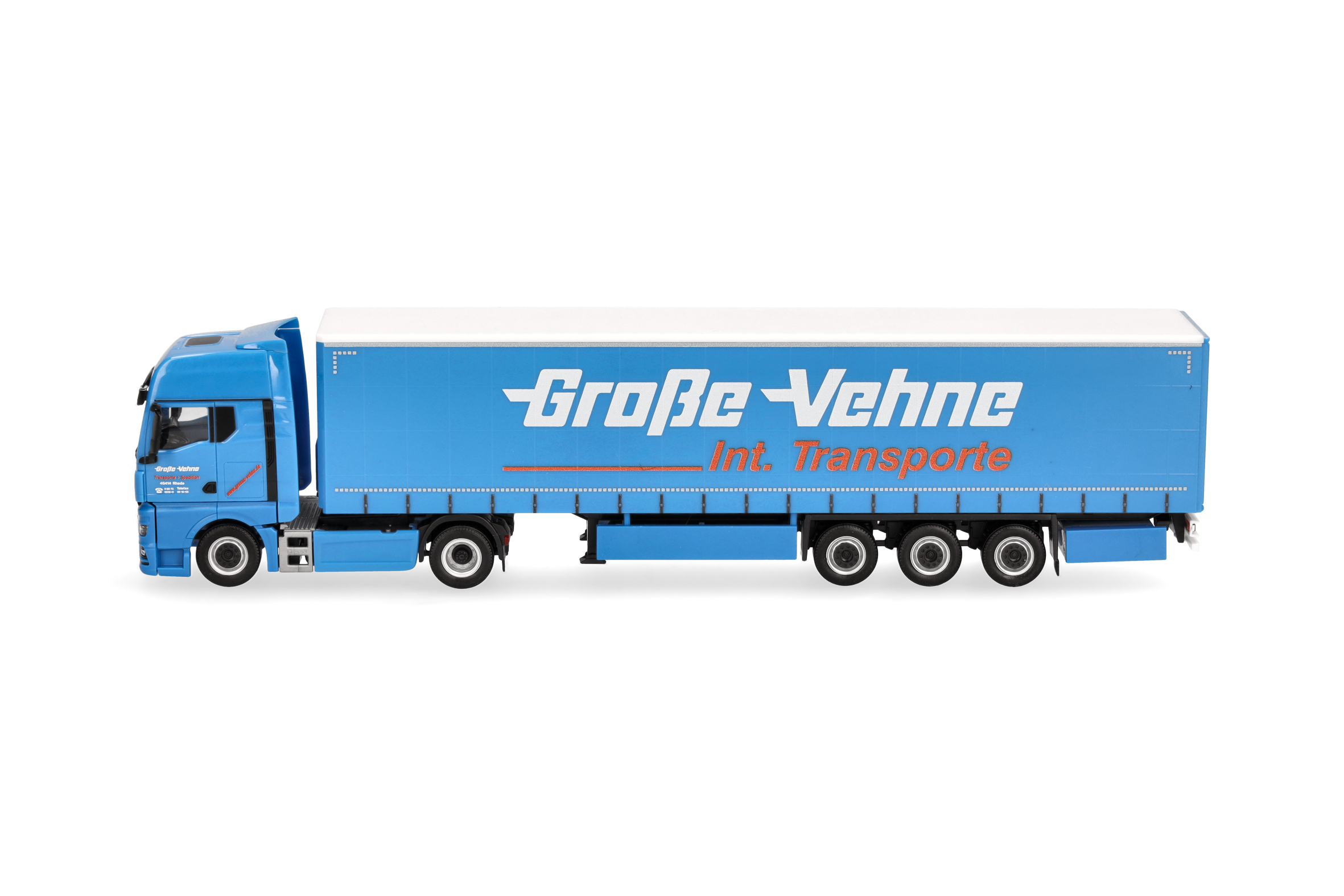 Herpa 319287 | MAN TGX GX | Gardinenplanen-Sattelzug | Große-Vehne | 1:87