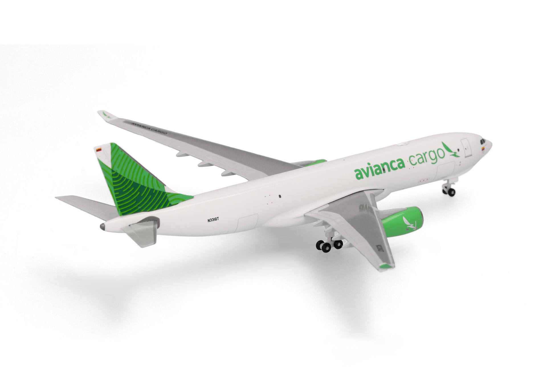 Herpa Wings 539562 | Avianca Cargo | Airbus A330-200F - green livery | 1:500