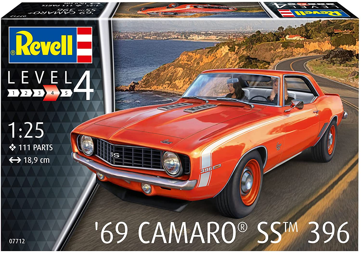 Revell 07712 - '69 Camaro SS 396. 1:25