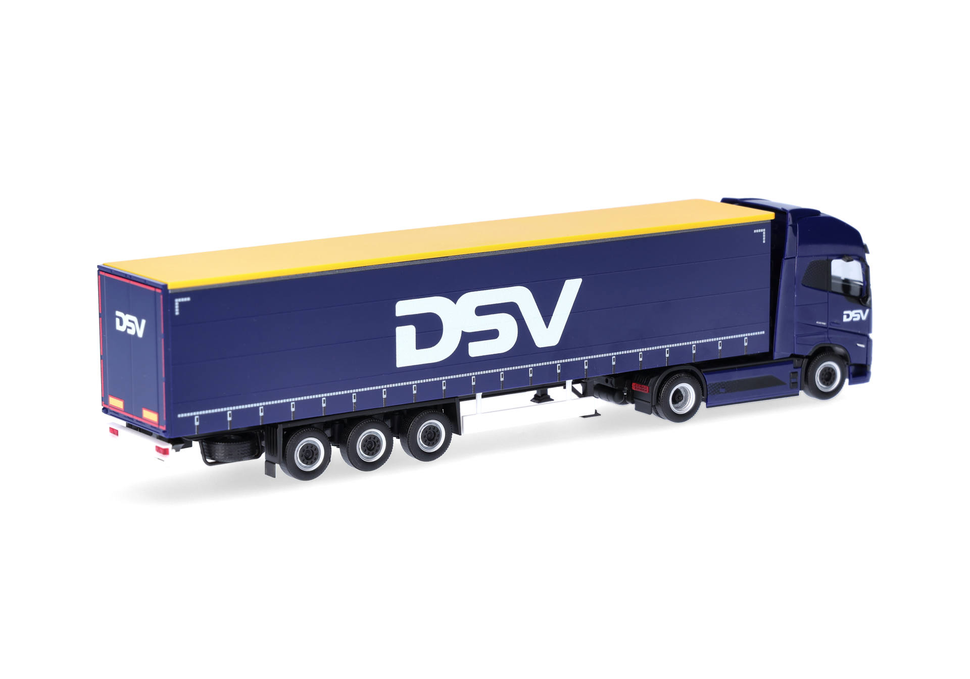 Herpa 320818 | Volvo FH GL XL 2020 Electric | Gardinenplanen-Sattelzug | DSV |  1:87