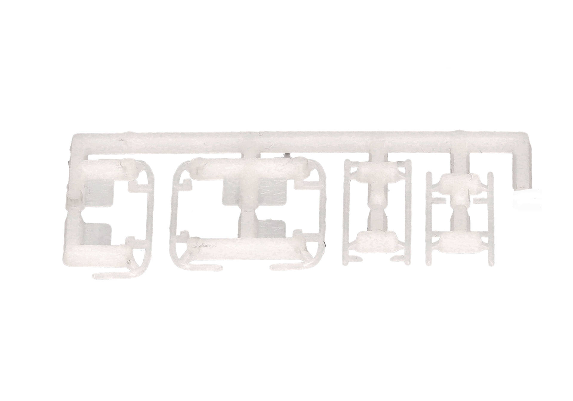 Herpa Zubehör 055444 | Lowbar und Sidebar LKW weiß | 1:87