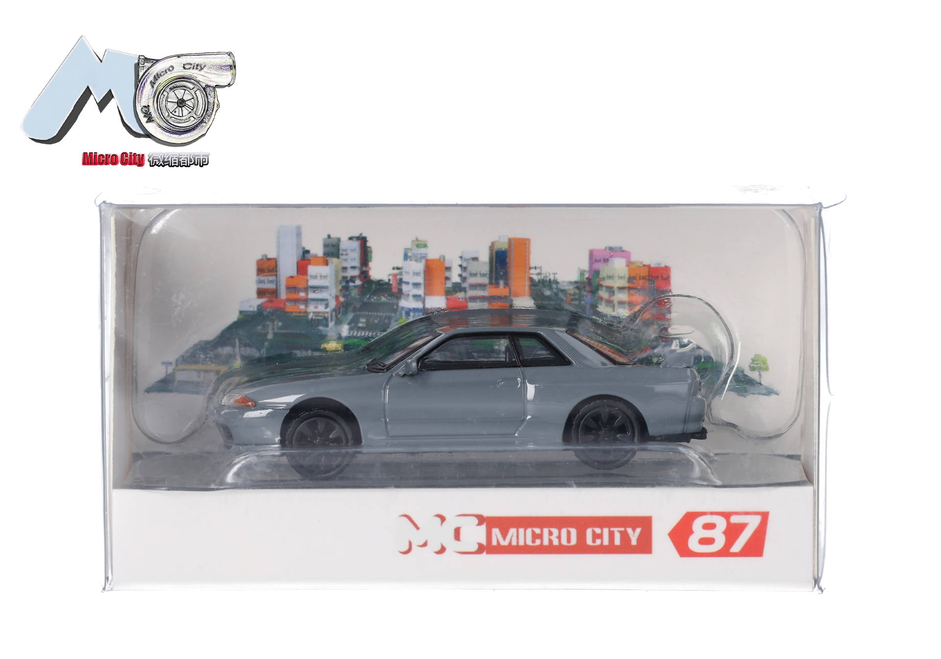Herpa MicroCity 87MC000094 | Nissan Skyline GTR32 | grau | 1:87