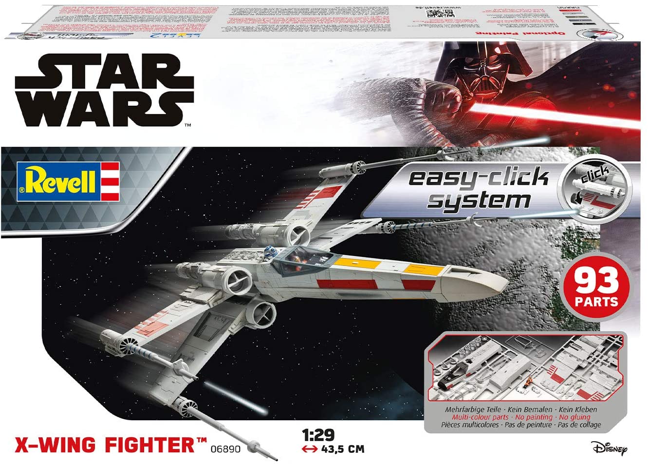 Revell 06890 - Star Wars - X-Wing Fighter. 1:29