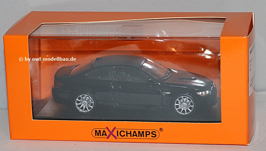 Maxichamps 940026320 - BMW M3 (E92) – 2008 – schwarz. 1:43